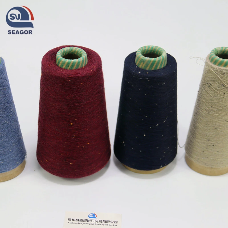 2020 regenarated recycled cotton and polyester certificated GRS yarn suppliers