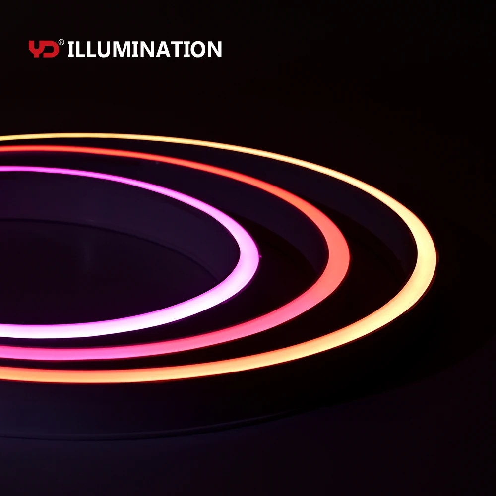 IP68 Neon Led Strip DC24V RGB Programmable No Glare For Outdoor Lighting