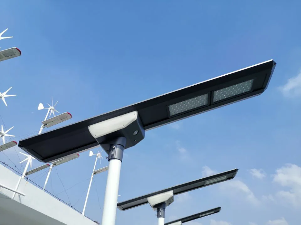 Ultra-thin DC Die-cast Aluminum Solar Cell Powered Street Light LED 80W 100W 120W Auto Dusk To Down For Street High Way Light
