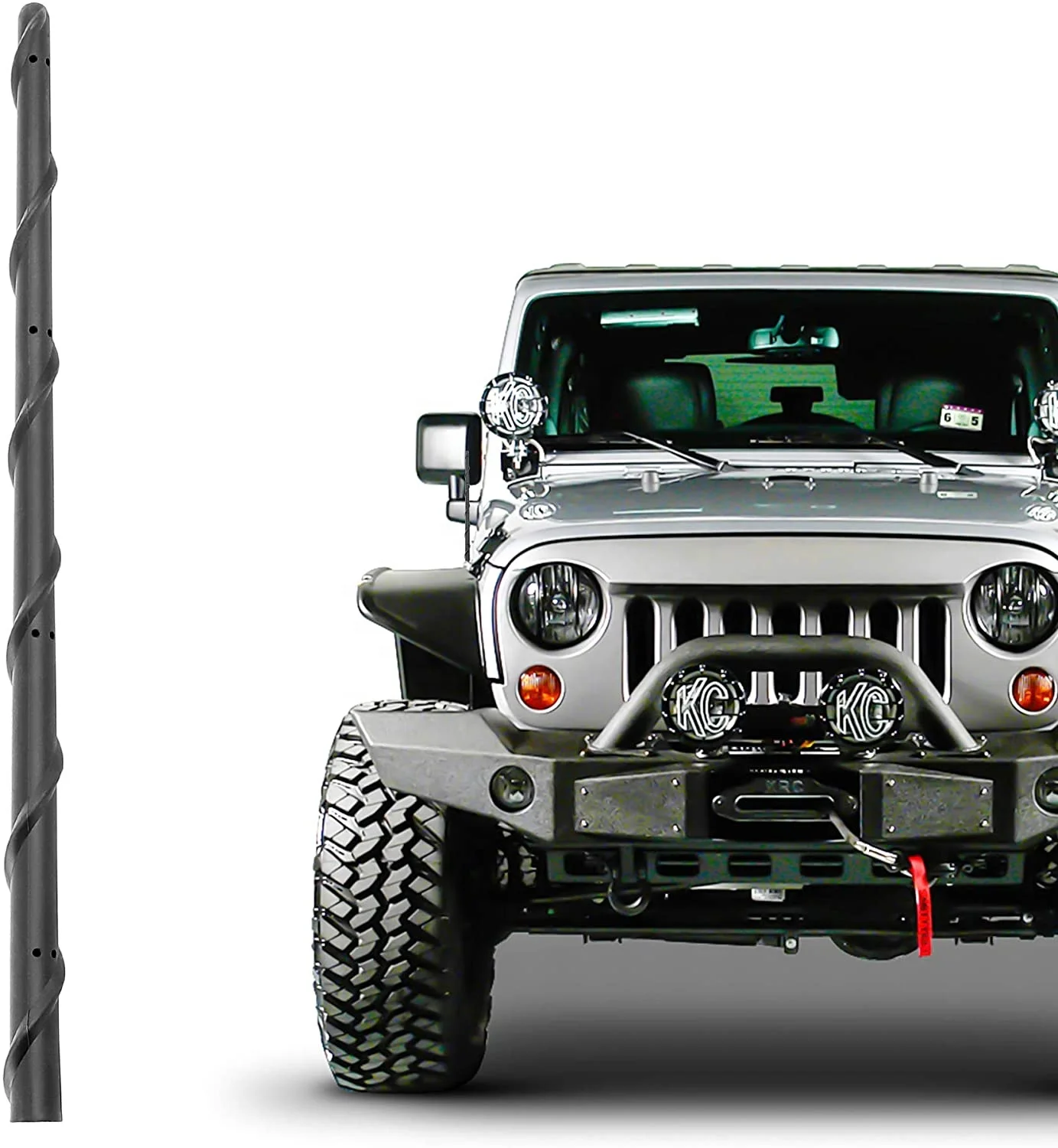  Лучшие продажи JK JL 13 дюймов Гибкая резиновая автомобильная