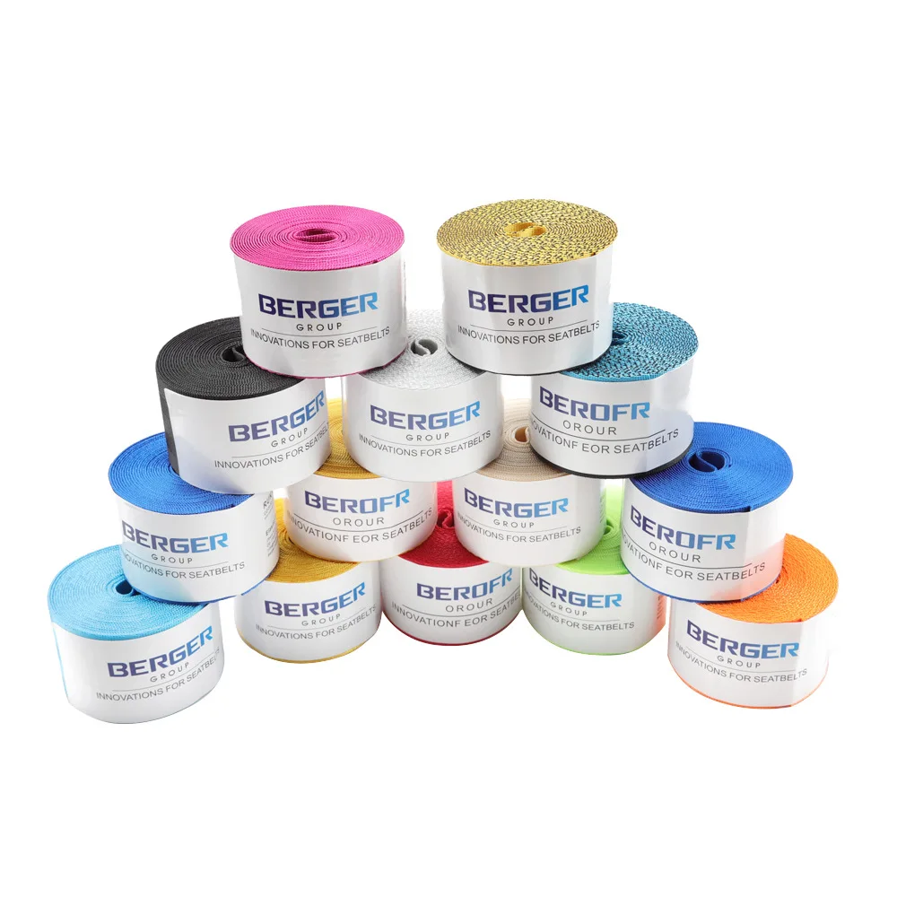 4.8CM*3.6M Car Seat Belt High Quality Webbing Fabric Racing Color Modified Child Seat Belt Car accessories