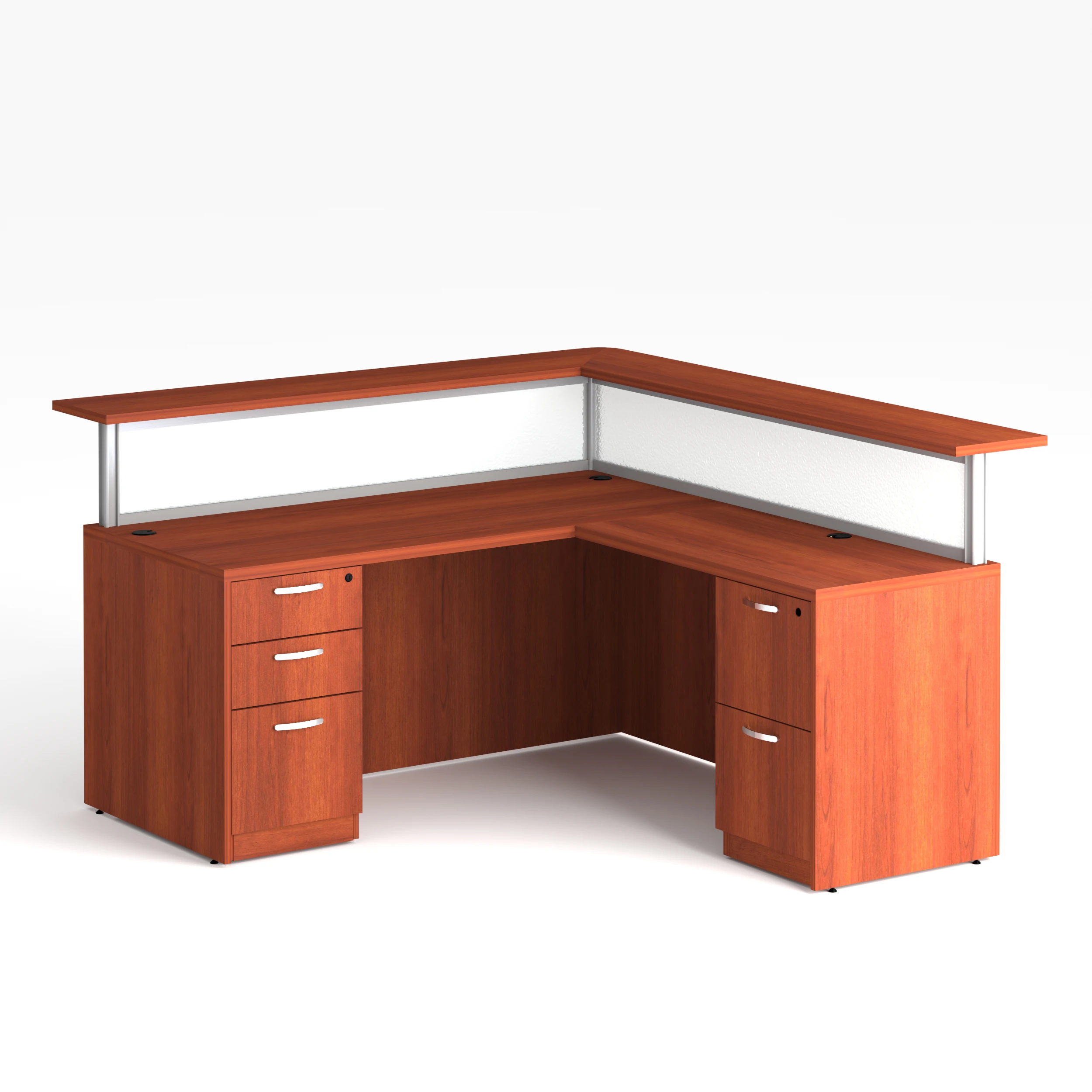 Wooden Office Wooden Reception Desk Front Lobby Table Desk Service Counter Reception Desk