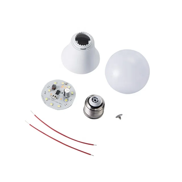 Wholesale Led Bulb Raw Material Parts 12w For DOB SKD SMD Aluminum Housing Pc Cover 2835 Chip IC Drivers