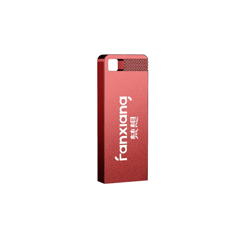 Factory Metal Flash Drive USB 2.0 Mini Pen Drives 16GB 32GB 64GB 128GB Red Memory Stick Gifts
