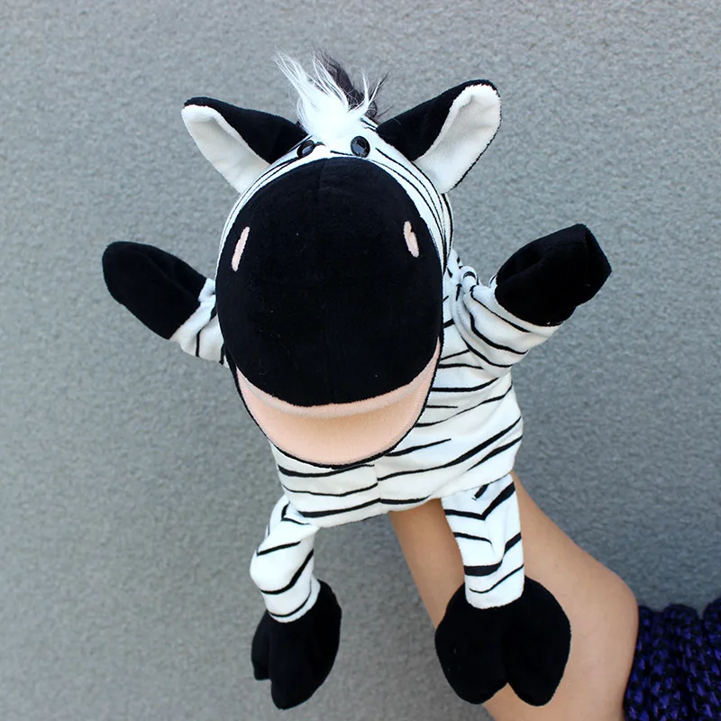 High quality hand puppet plush animal toys storytelling props parent-child interaction tools