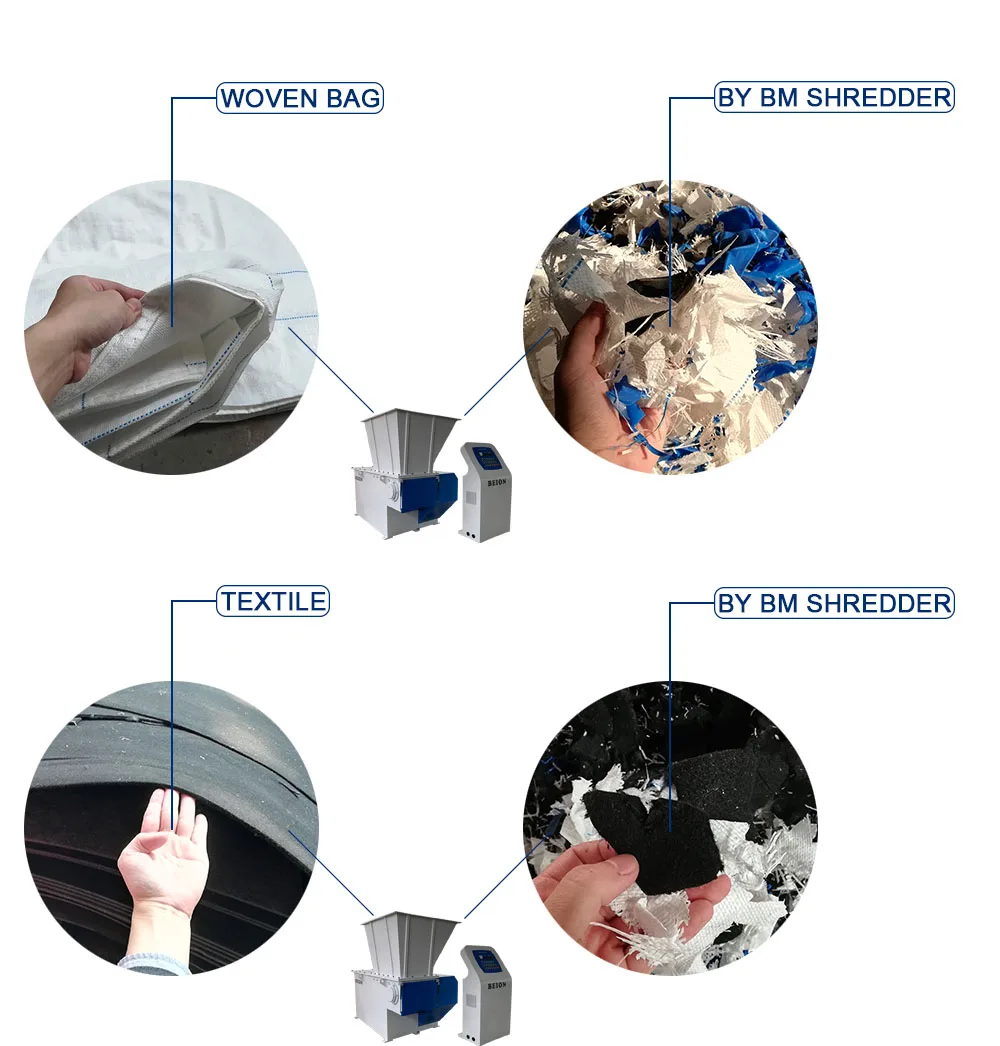 BEION Big Bag Shredder Waste Bigbag Recycling Shredding Machine