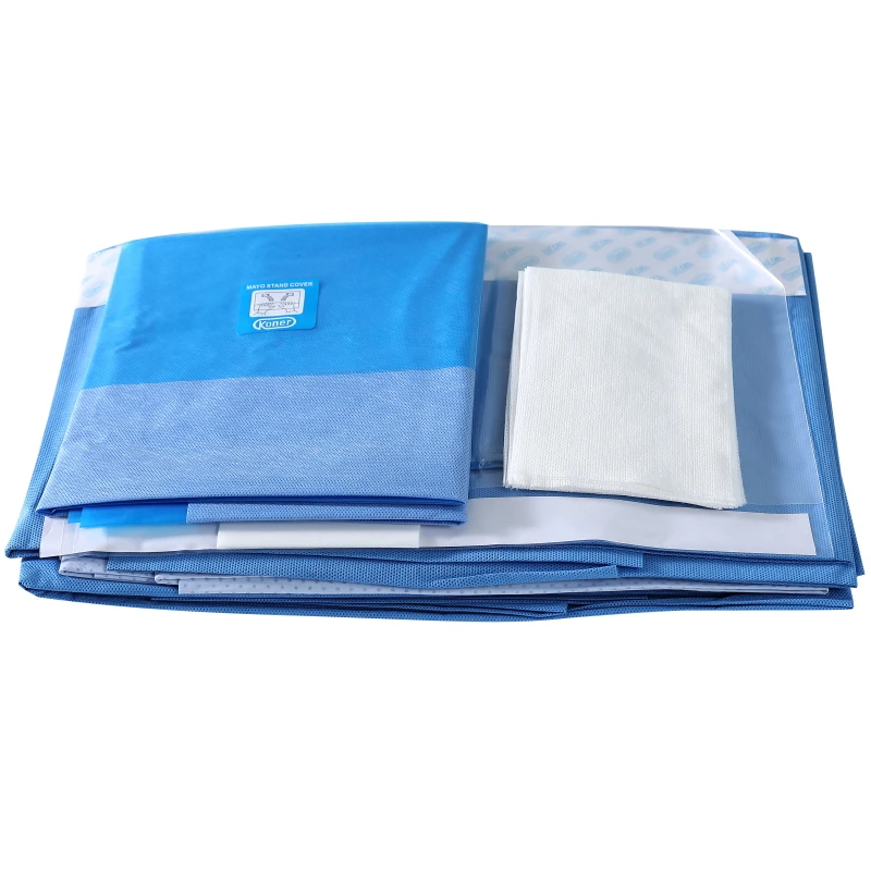 Disposable Single use Surgical Sterile Drape Nonwoven Sheet Universal Pack Set