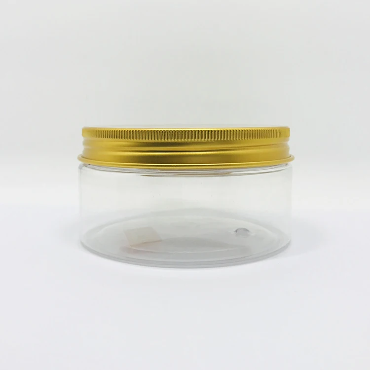 200ml 300ml 500ml 1000ml pet jar clear with bamboo water transfer plastic lid