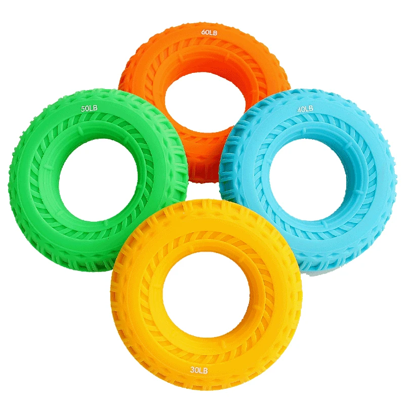 Silicone Adjustable Hand Grip Gripping Ring Finger Forearm Trainer Carpal Expander Muscle Workout Exercise Gym Fitness