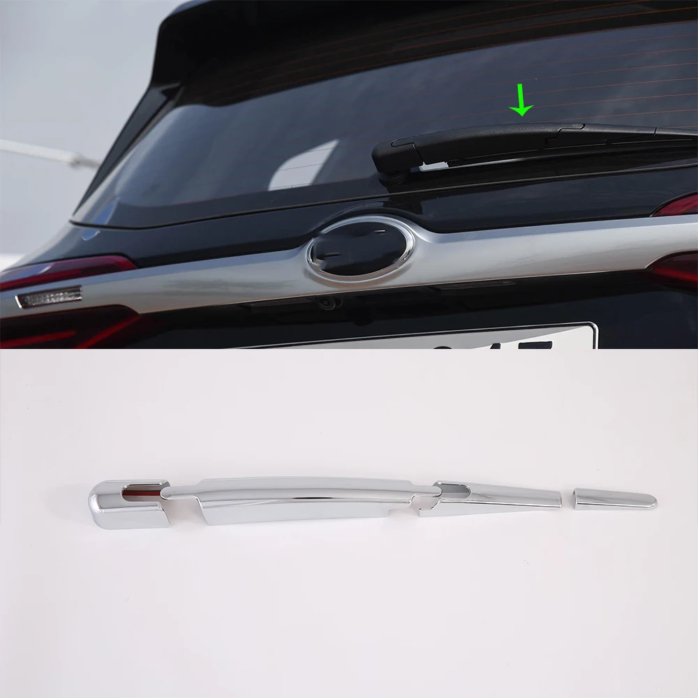 Новое поступление автомобильные аксессуары внешняя отделка ABS хромированные дождевые инструменты Задняя для очистки дождя KIA Seltos
