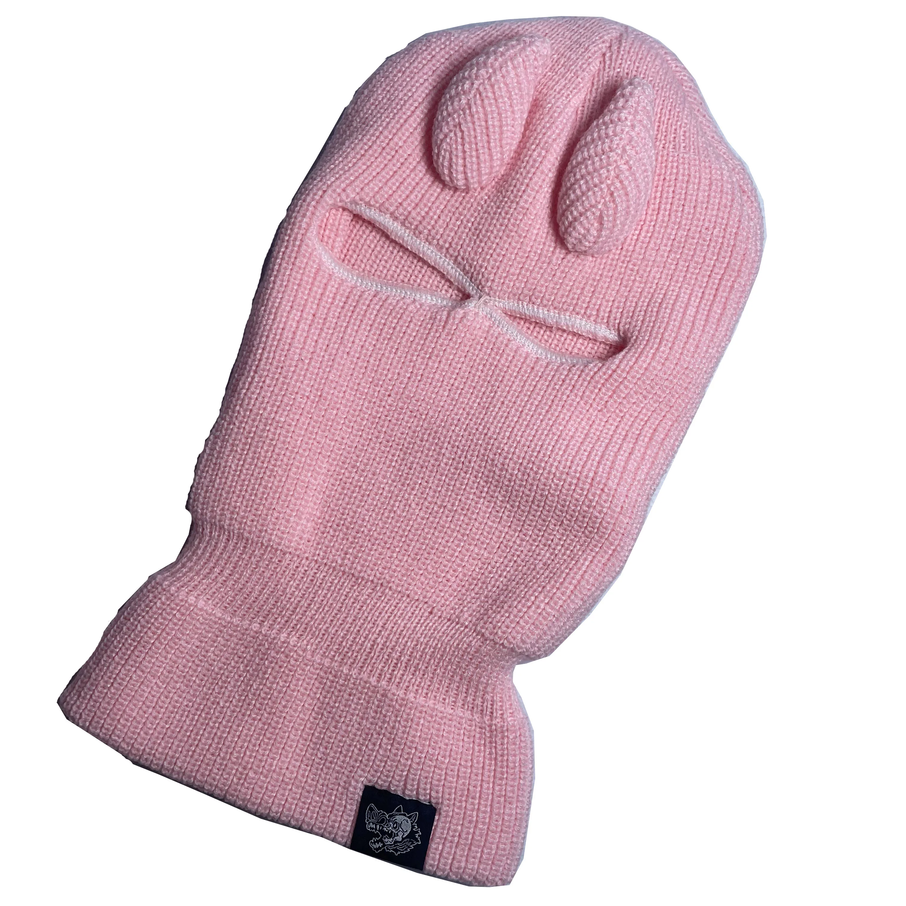 2022 New Design Winter Ski Mask Bear Ears Style Designer Balaclava Face Ski Mask For Men And Women