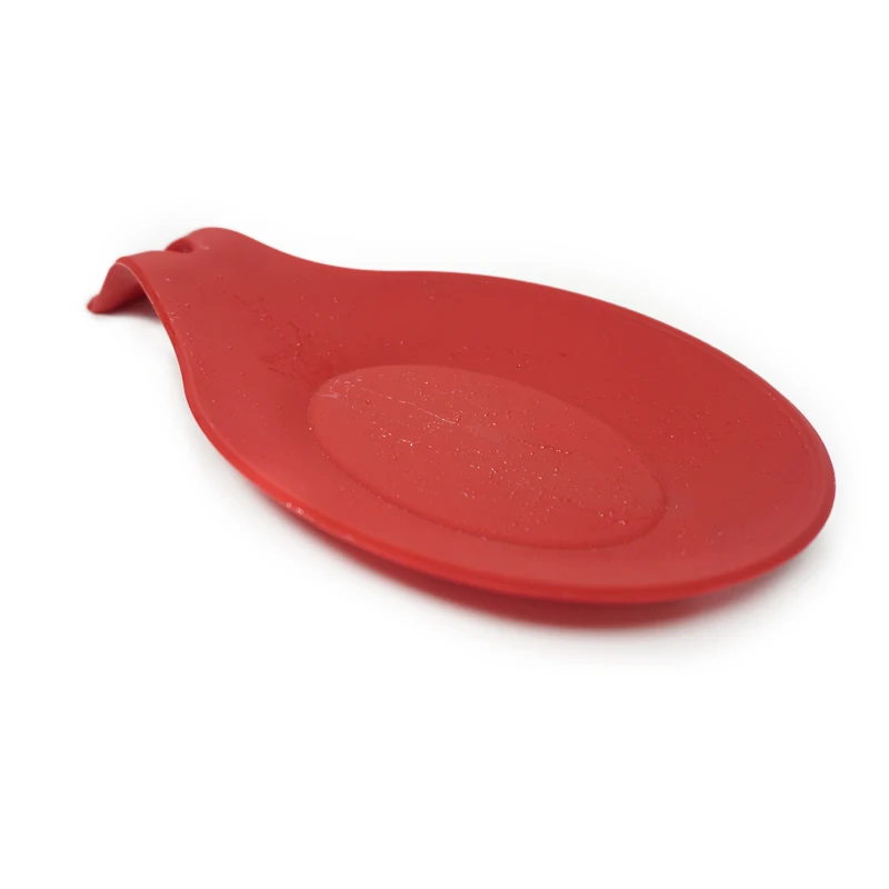 Многоразовая Пищевая силиконовая кухонная утварь, высокая температура, противостойкая подставка для супа, ложка