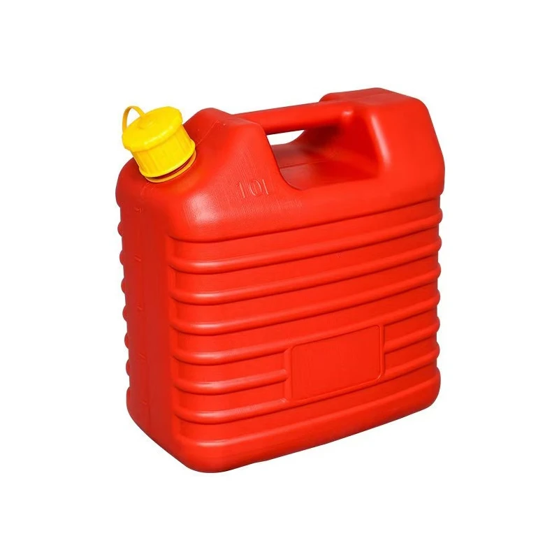 10L Plastic Petrol Fuel Tank Car & Motorcycle Jerry Gas Canister Exterior Accessory for Gasoline Oil Storage