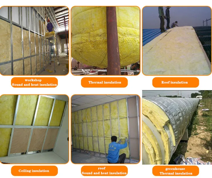 China factory price acoustic insulation mineral other heat rock wool panel glass wool board slab blanket roll pipe