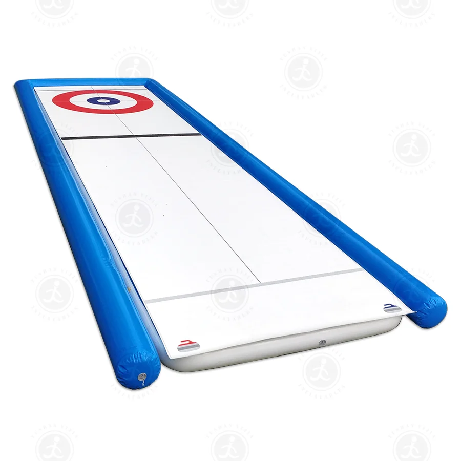Inflatable Kiddie Ice Rink Super Quality Synthetic Ice Scaring Rink Backyard Ice Hockey Rink
