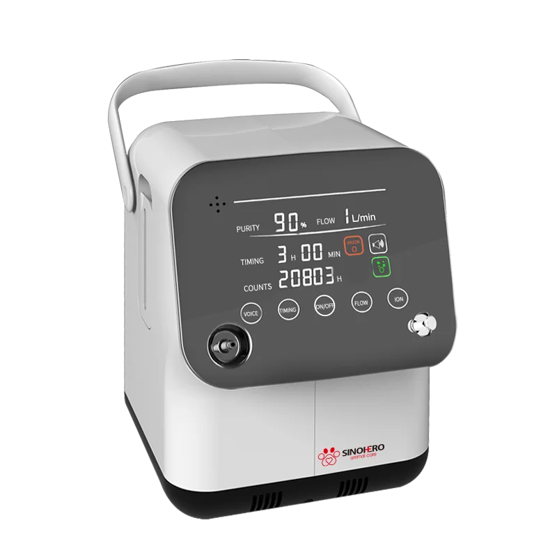 Портативный медицинский пульт дистанционного управления оксигенератор 5l ручка мини-концентратор кислорода для ветеринара