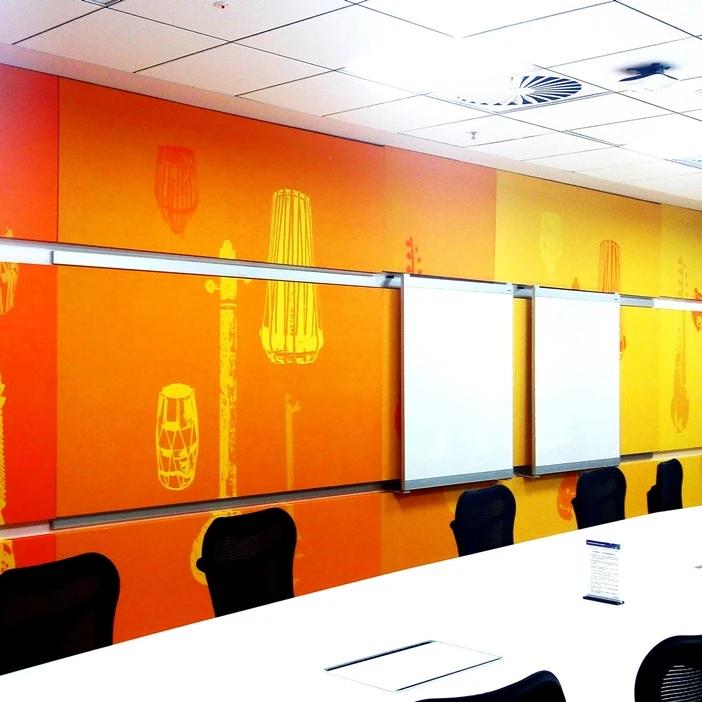 
Высококачественная цифровая тканевая акустическая панель для стен 