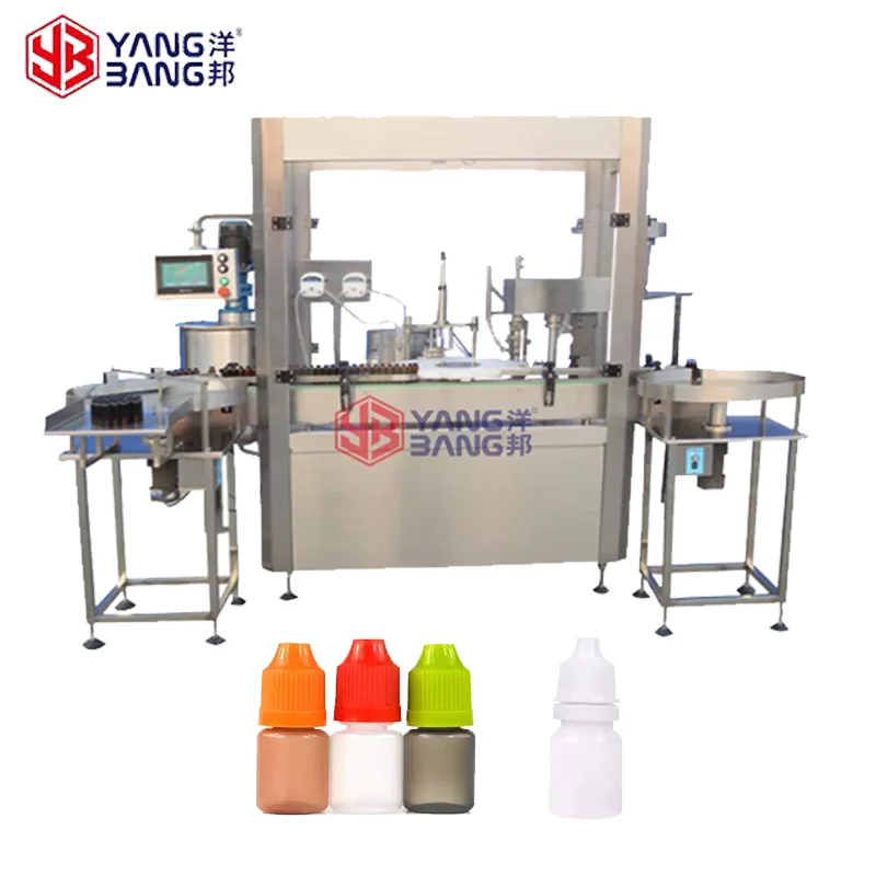 Eye Drops Filling Production Line 2-100ml Small Bottle Eye Drops Automatic Filling Capping Machine