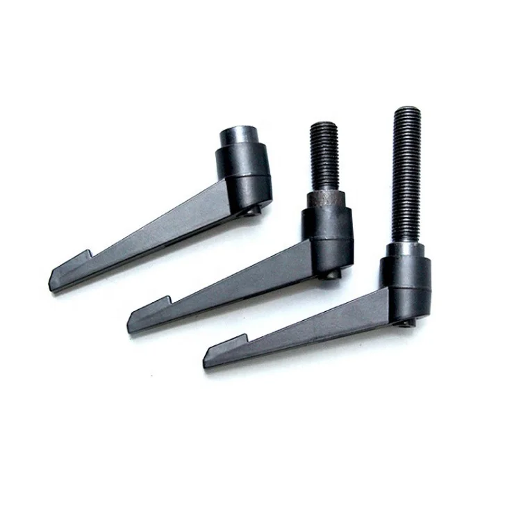 cnc machine tool handle metal adjustable clamp lever handle 1/4 5/16 3/8 1/2
