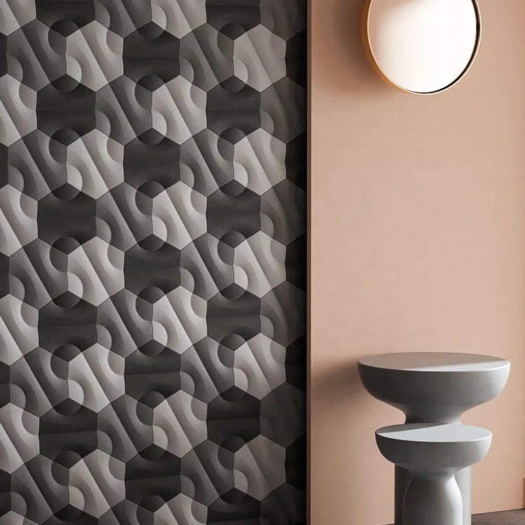 Manufacturer Wholesale Custom 3D Concrete Decorative Cement Brick Wall Tile for Interior Wall Decoration