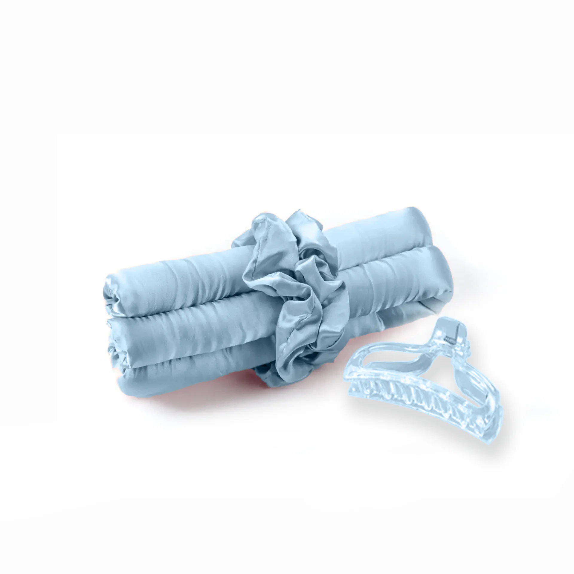 Wholesale 19mm Hypo-Allergenic Headband Roller Heatless Set Silk Hair Curler for Sleeping