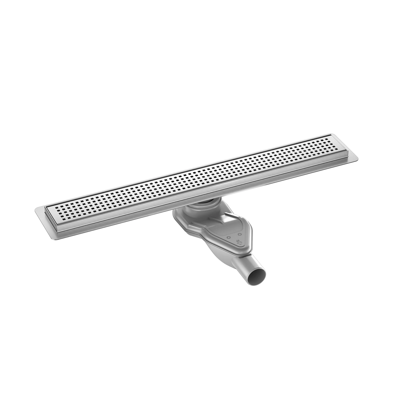 Anti-odor Brushed Stainless Steel Bathroom Drainage Shower Drain Floor with  Removable Cover Grid Grate