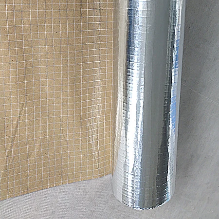 1.2m Aluminum Reflective film /reflection heat insulation membrane/110gsm Foil Wrap kraft paper