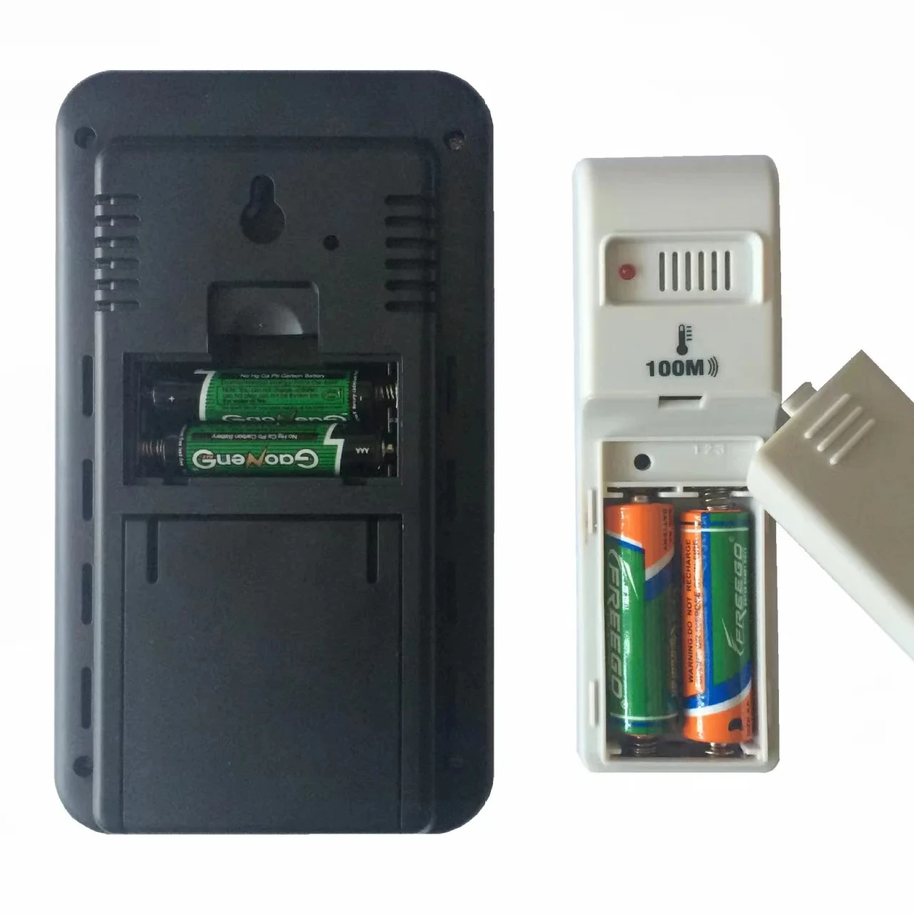 Refrigerated truck wireless thermometer remote monitoring of the vehicle transmission inside the temperature monitoring table