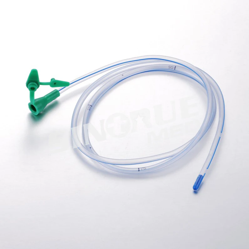 Fr6 - Fr22 PVC sterile disposable Duodenal Tube with closed distal end four lateral eyes