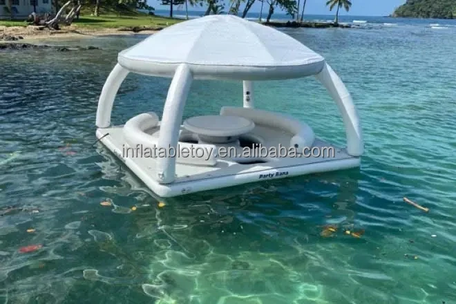 Распродажа надувная платформа для морской яхты с палаткой и водой отдыха