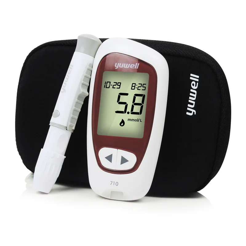 Electric Yuwell glucometer blood glucose meterblood glucose test strips  blood sugar monitor for home using (1600117608800)