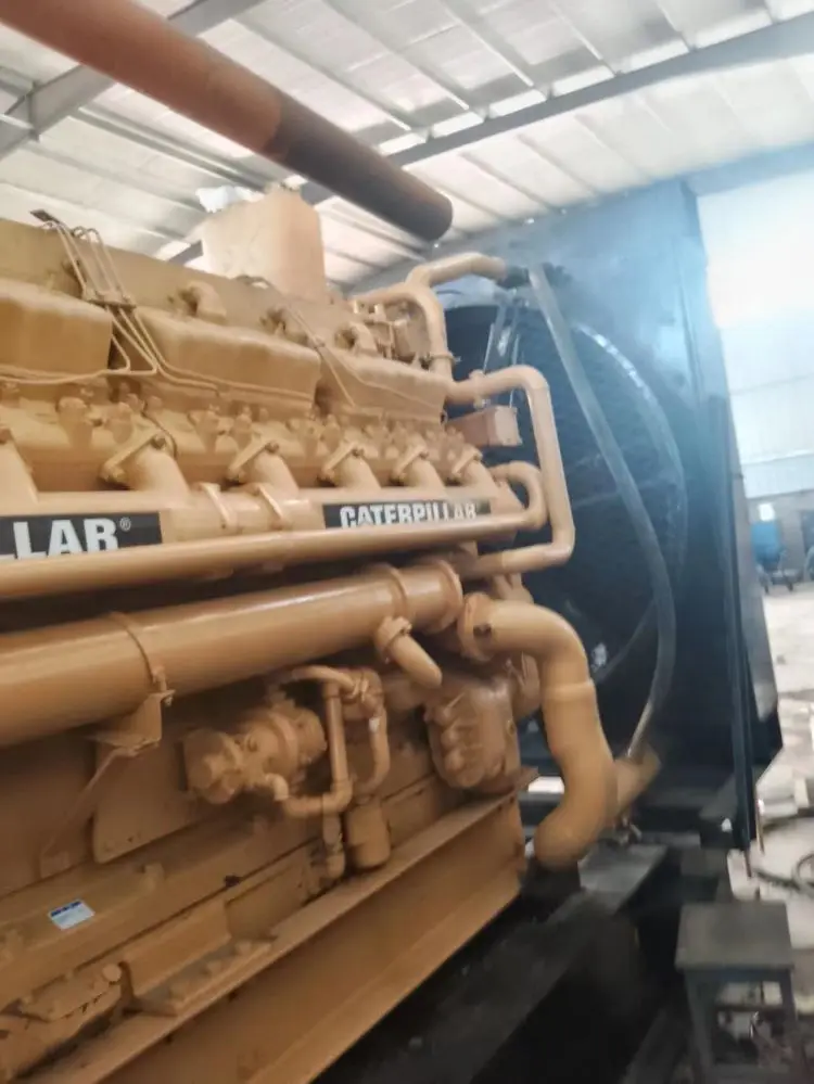 2017 USED DIESEL GENERATOR 1200 KW WITH CATERPILLAR ENGINE 3512b
