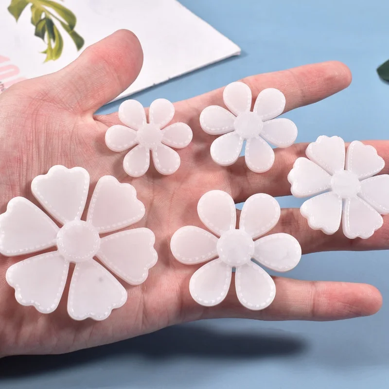 Blossom Flower Clay Molds Flower Petal Silicone Molds for Epoxy Resin