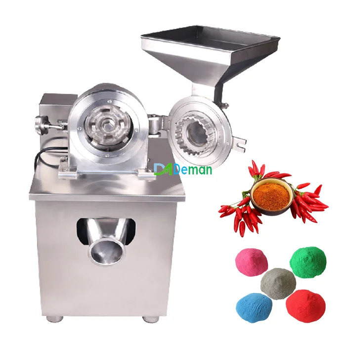 high quality dry basil leaves crusher soybean rice coffee bean powder grinding machine Cinnamon Cardamom ground making machine