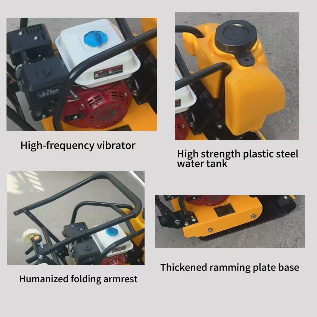 Customized Engine Automatic Soil Compactor Electric Road Roller Compactor New Hydraulic Vibrating Plate Soil Compactor