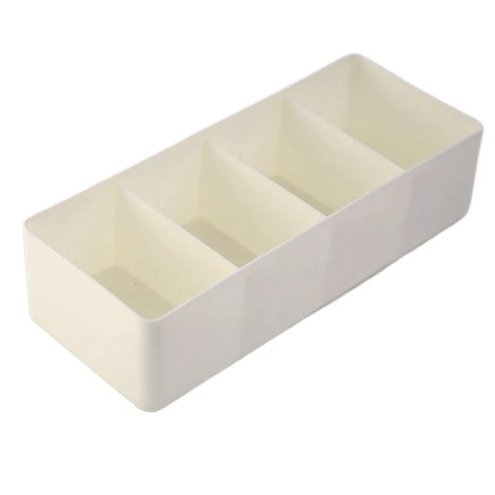 Fashion Plastic Desktop Storage Box Multipurpose Durable Cosmetic Basket Removable Partitions Divided Drawer