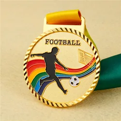 General 70MM Collective Sports Promotion Medal Metal Award Medals with Neck Ribbon  Sports Competition Medal