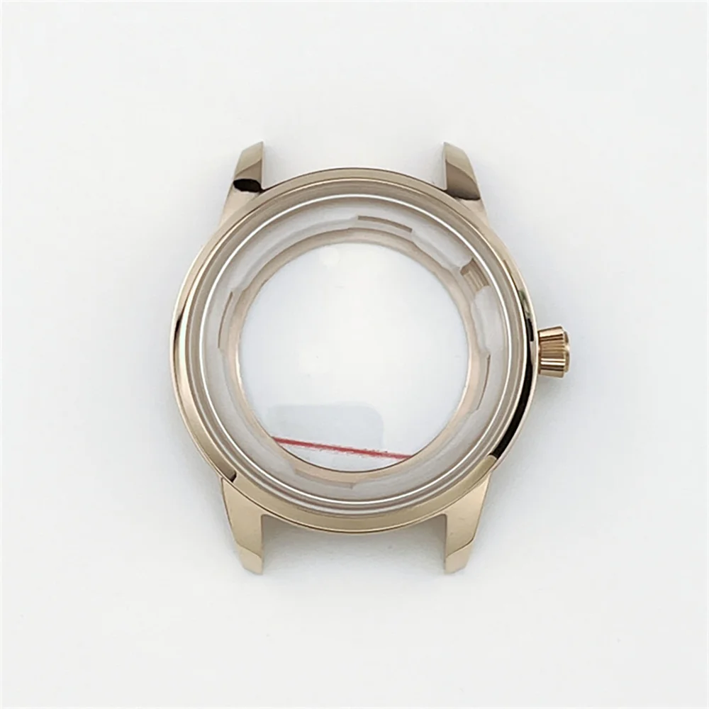 Shenzhen Factories Manufacture 40mm Stainless Steel Watch Case With Arched Glass for NH34 NH35 NH36 NH38 NH70 NH72 Movement