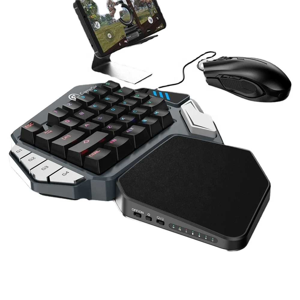  Клавиатура Z1 Беспроводная комбинированная Игровая клавиатура DPI мышь для игры в pUBg