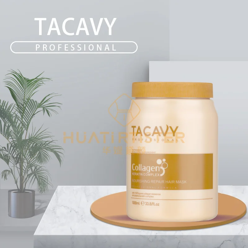 Huati Sifuli TACAVY 1000ml  Professional Nourishing Hair Care Repairing Organic Collagen Keratin Repair Hair smooth Mask