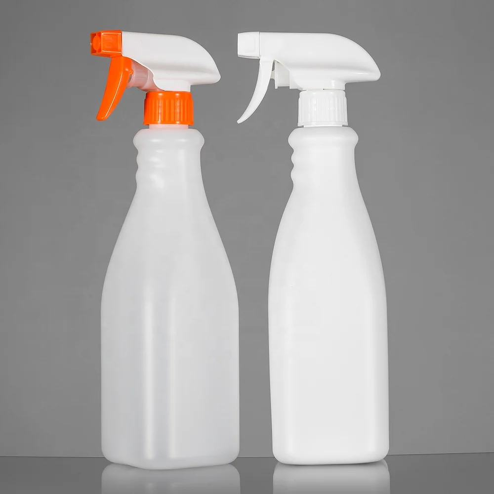Custom Color White HDPE 25oz 750ml Can Car Care Spray Bottle Planting Pet Cleaning Toilet Leak Proof Empty Spray Bottle