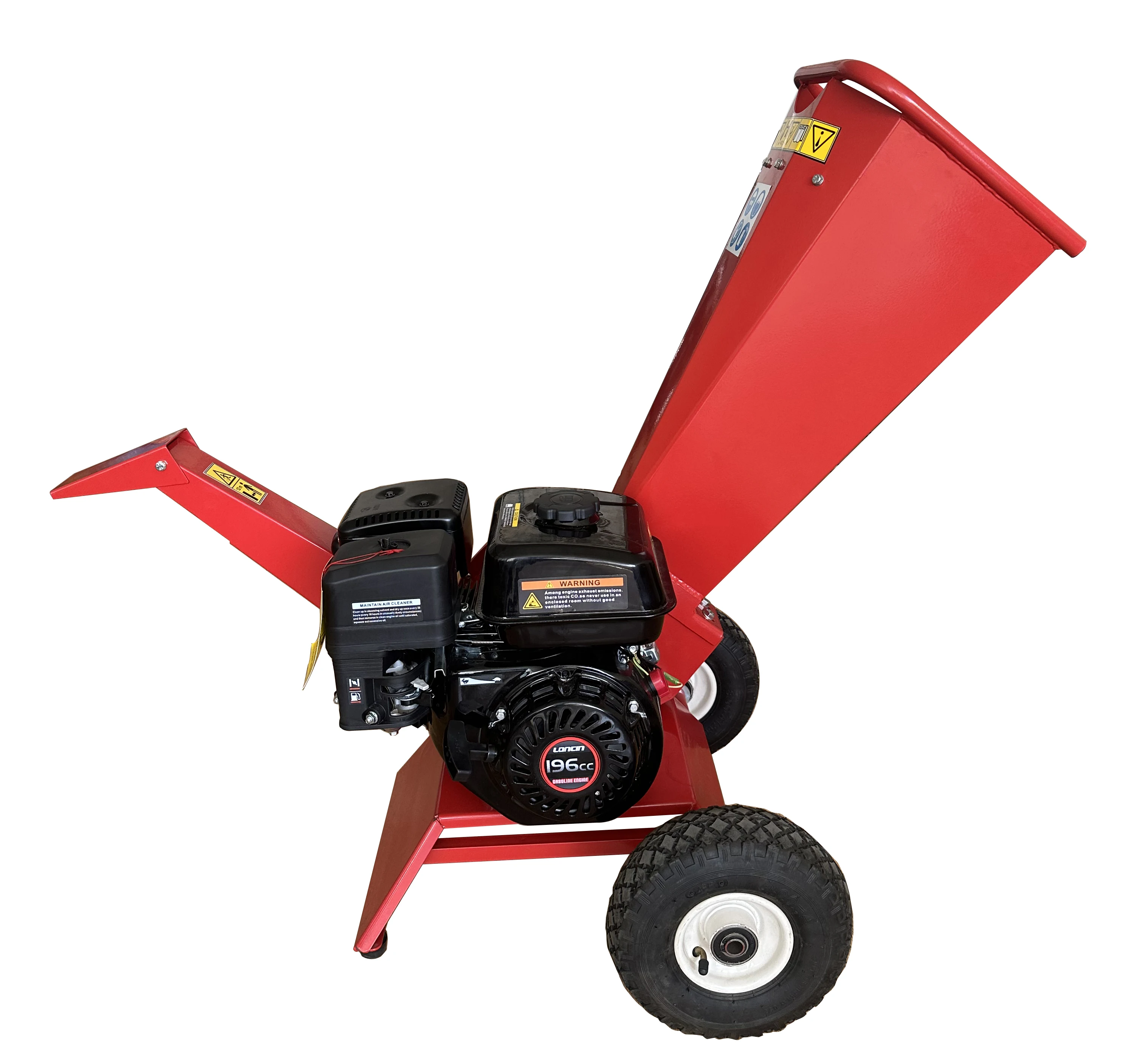 Small household agricultural machinery and equipment 6.5 horsepower wood chipper for sale