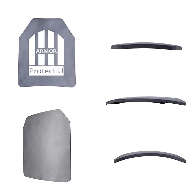 Защитные монолитные тактические пластины из карбида кремния