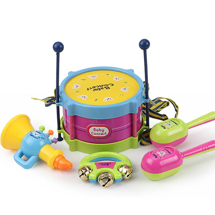New style early education musical toy drum kids baby rattles