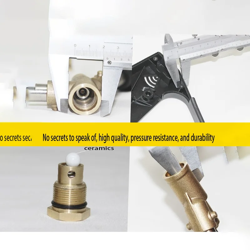 Ceramic valve pressure resistance 350kg, high-power 3/8 car wash water gun