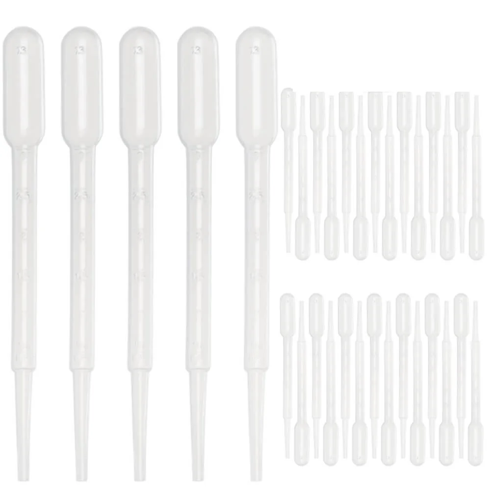 Lab Pasteur Pipettes Dropper 3ml Transfer Plastic Pipette