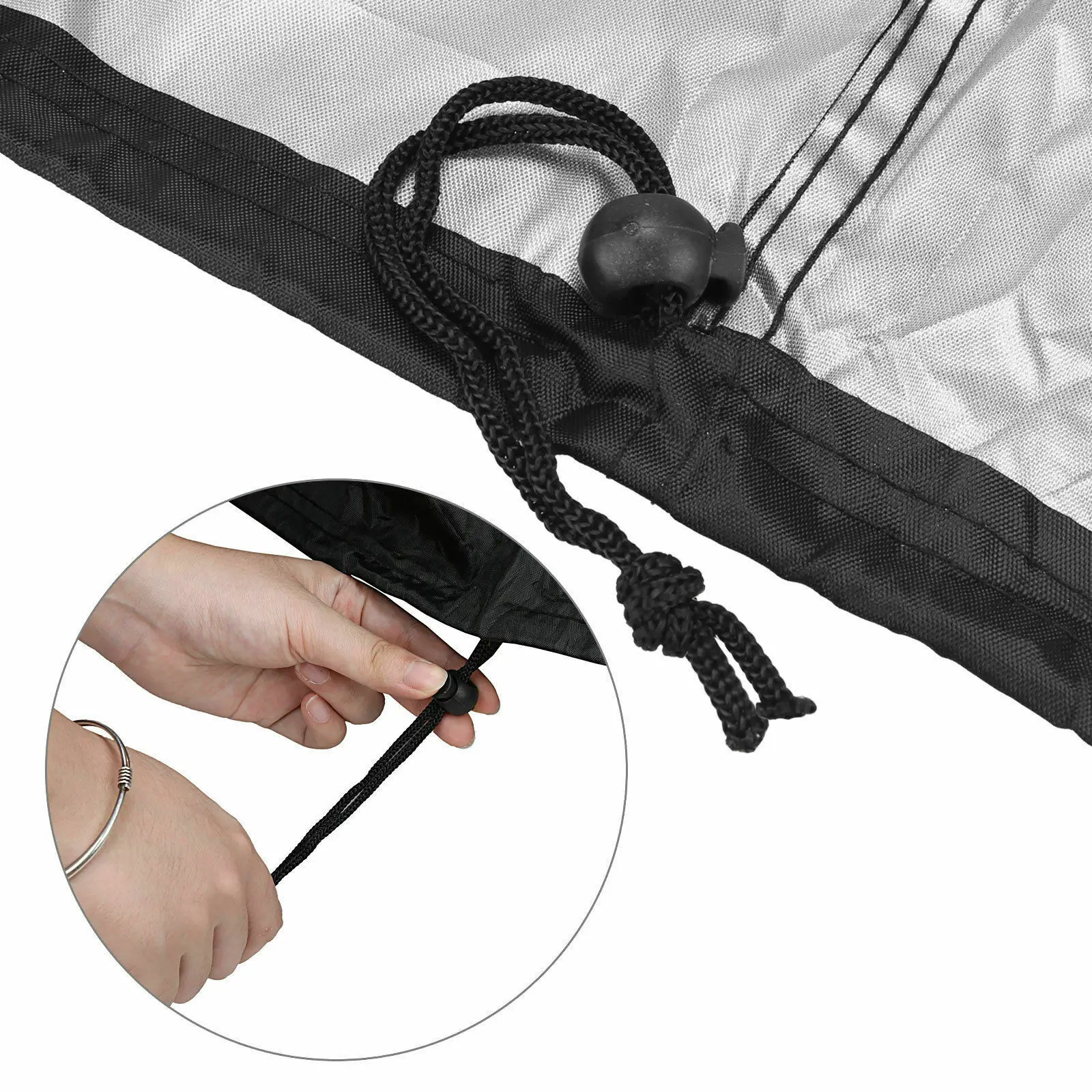 Garden Furniture Covers Waterproof Square Outdoor Furniture Cover for Table Chairs Protective Rattan Furniture Covers