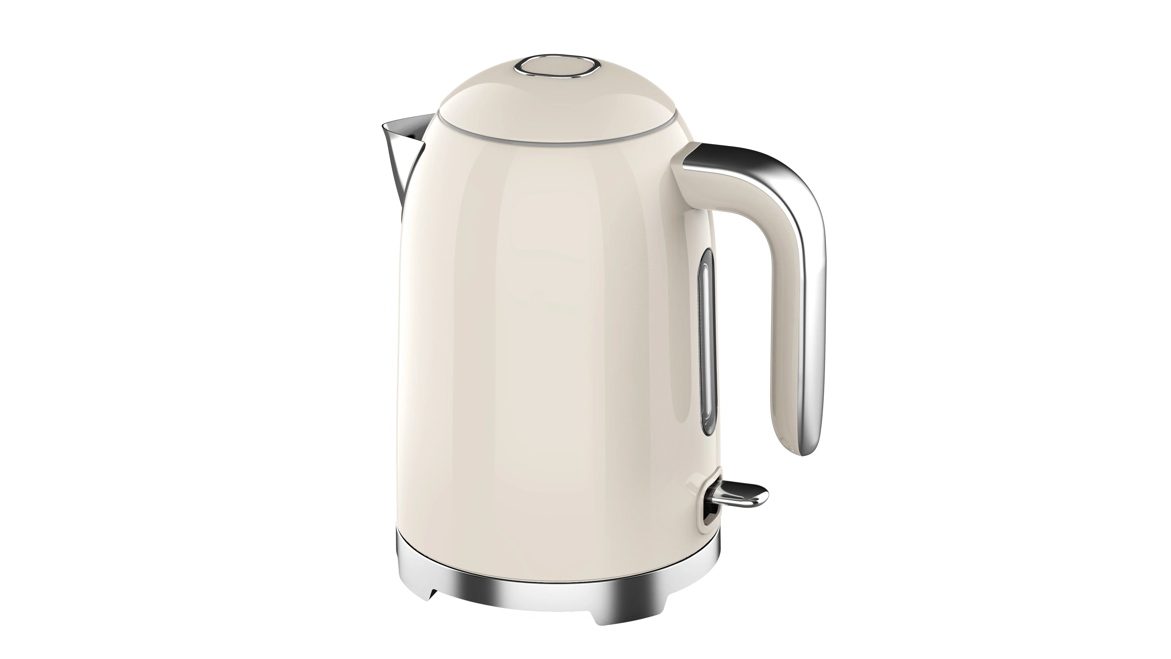 Factory Custom Portable water electric kettles  Home Appliances 1.7L Retro Stainless Steel Electric Kettles