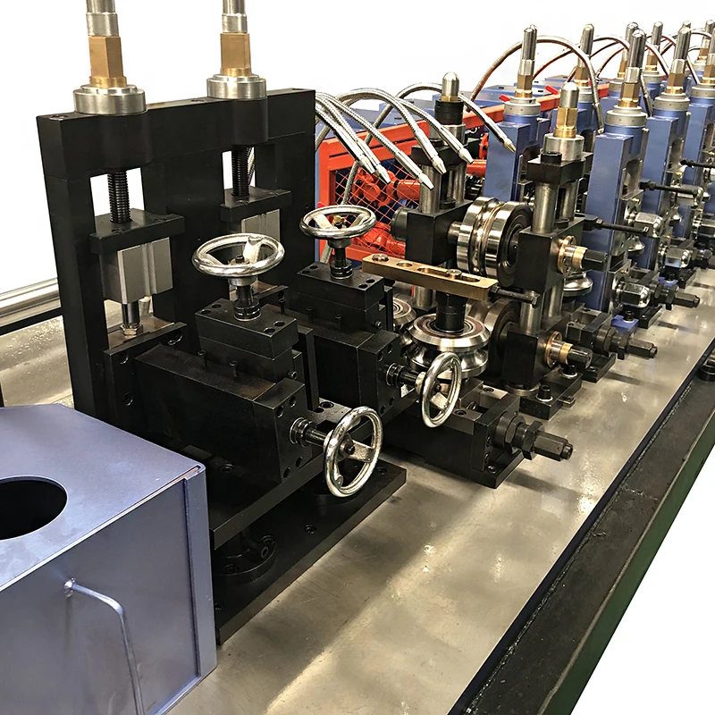 China Supplier Automation Easy To Operate High Quality Round Galvanized Steel Tube Making Machine