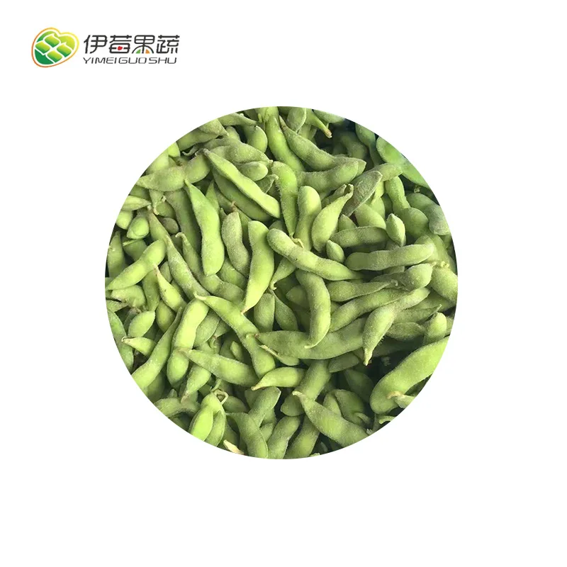 Serving fresh frozen Chinese vegetables, IQF frozen edamame whole